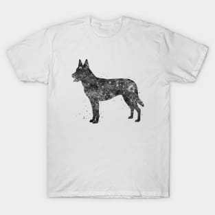 dutch shepherd dog black and white T-Shirt